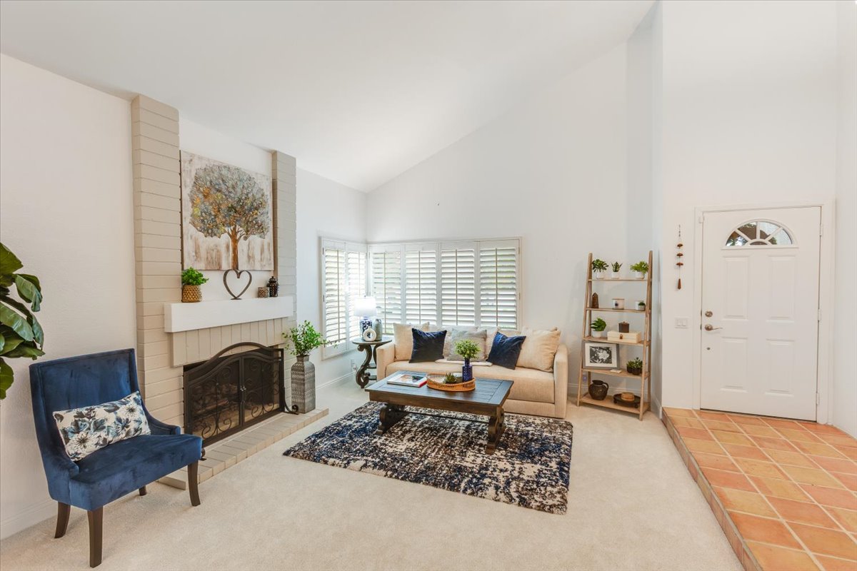 Residential neighborhood in Carlsbad, California with well-maintained homes