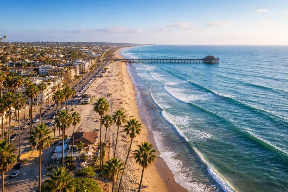 Oceanside California harbor and coastal community in North County San Diego for relocation buyers